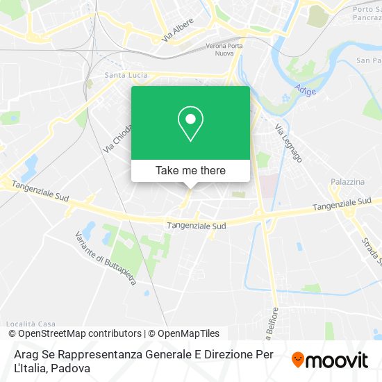 Arag Se Rappresentanza Generale E Direzione Per L'Italia map