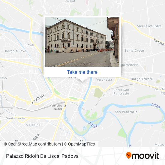 Palazzo Ridolfi Da Lisca map