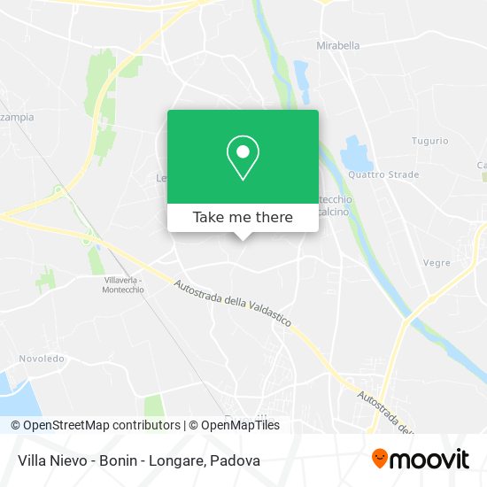 Villa Nievo - Bonin - Longare map