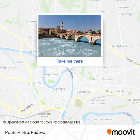 Ponte Pietra map