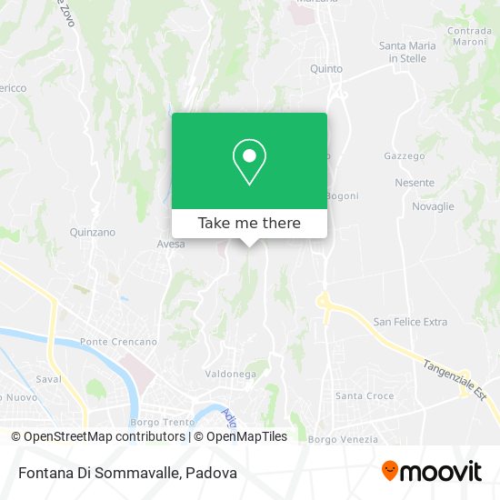 Fontana Di Sommavalle map