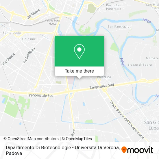 Dipartimento Di Biotecnologie - Università Di Verona map
