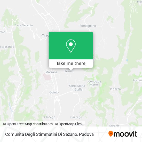 Comunità Degli Stimmatini Di Sezano map