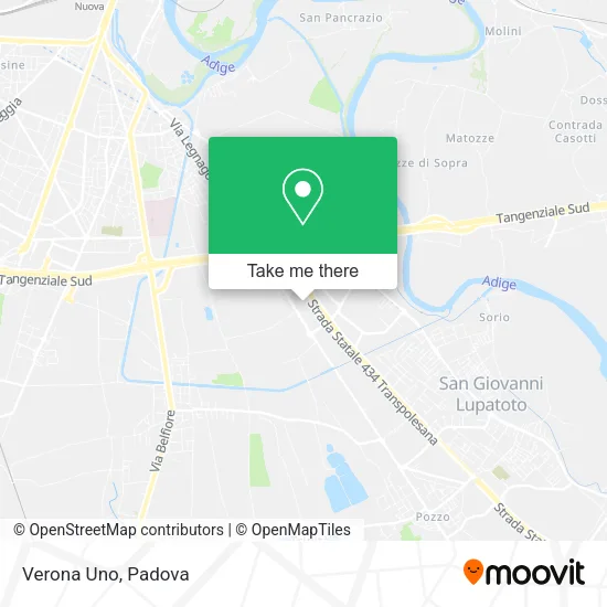 Verona Uno map