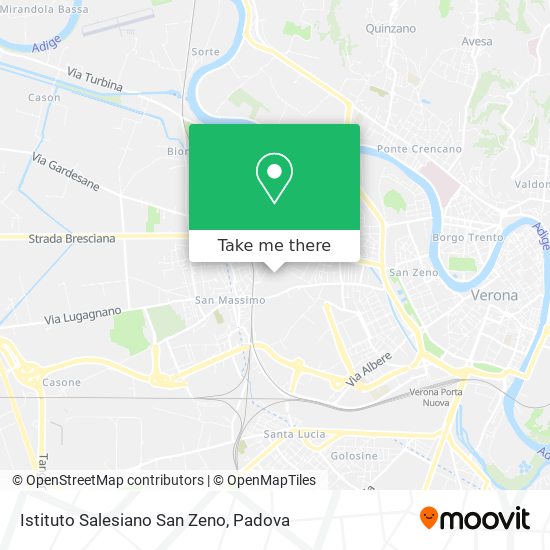 Istituto Salesiano San Zeno map