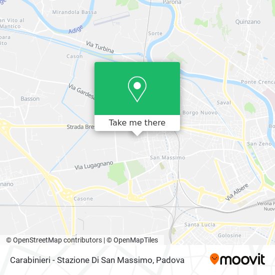 Carabinieri - Stazione Di San Massimo map