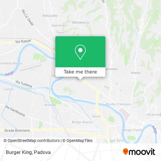 Burger King map