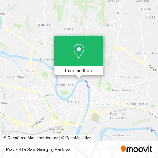 Piazzetta San Giorgio map