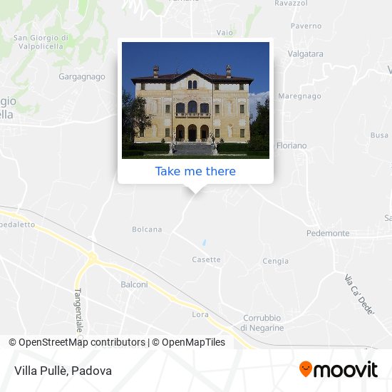 Villa Pullè map