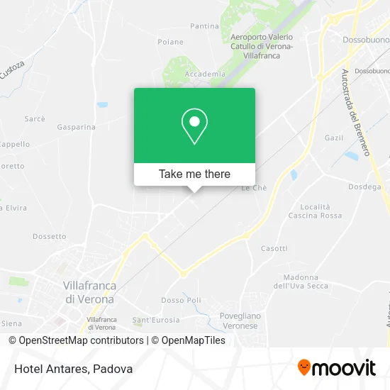Hotel Antares map