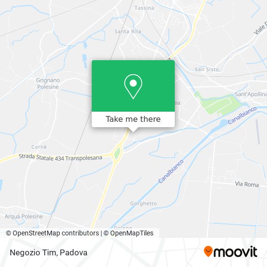 Negozio Tim map