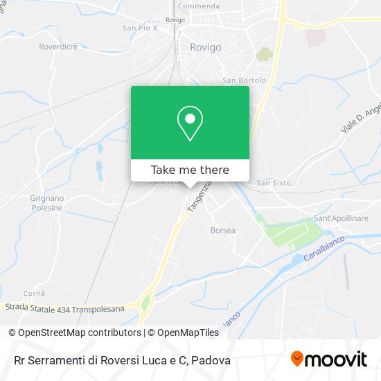 Rr Serramenti di Roversi Luca e C map