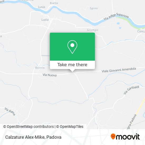 Calzature Alex-Mike map