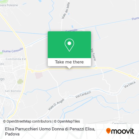 Elisa Parrucchieri Uomo Donna di Penazzi Elisa map