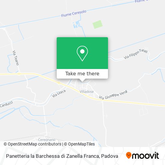 Panetteria la Barchessa di Zanella Franca map