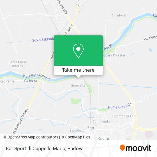 Bar Sport di Cappello Mario map