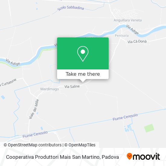 Cooperativa Produttori Mais San Martino map