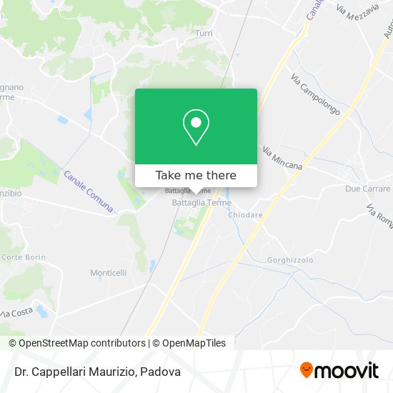 Dr. Cappellari Maurizio map