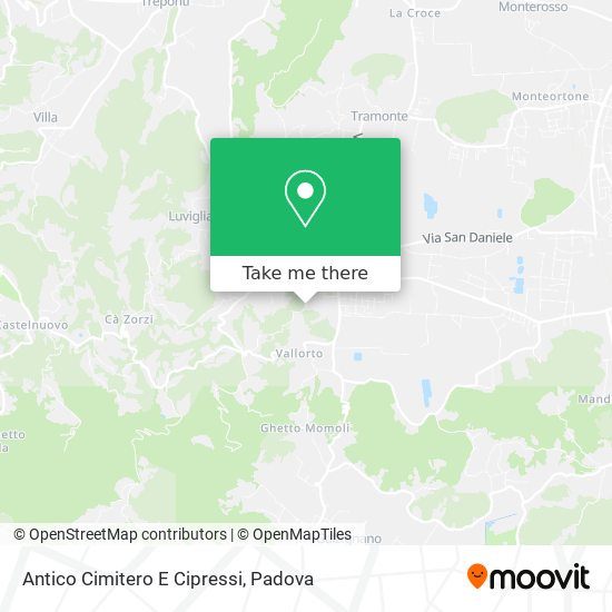Antico Cimitero E Cipressi map