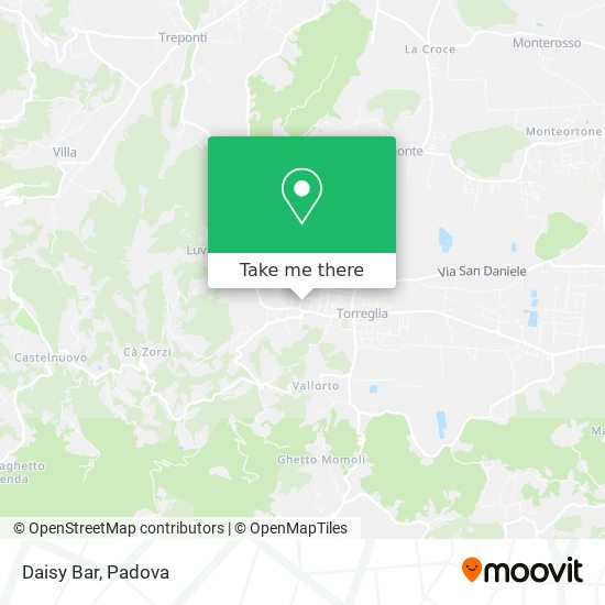 Daisy Bar map