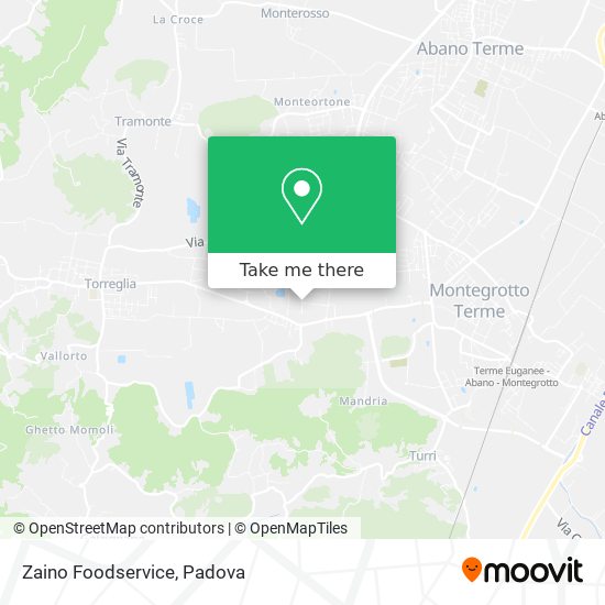 Zaino Foodservice map
