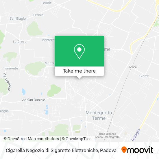 Cigarella Negozio di Sigarette Elettroniche map