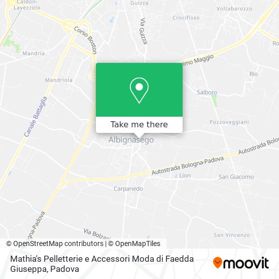Mathia's Pelletterie e Accessori Moda di Faedda Giuseppa map