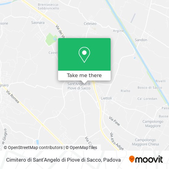 Cimitero di Sant'Angelo di Piove di Sacco map