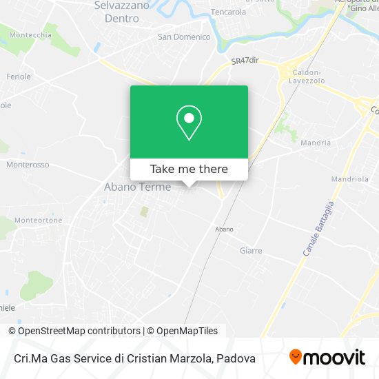 Cri.Ma Gas Service di Cristian Marzola map