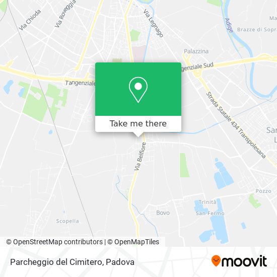 Parcheggio del Cimitero map