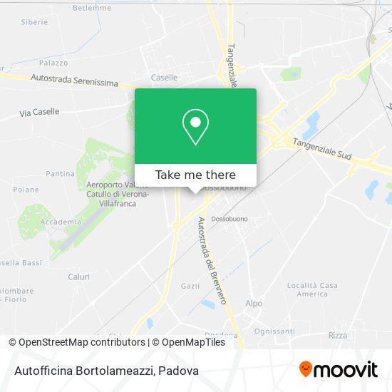 Autofficina Bortolameazzi map