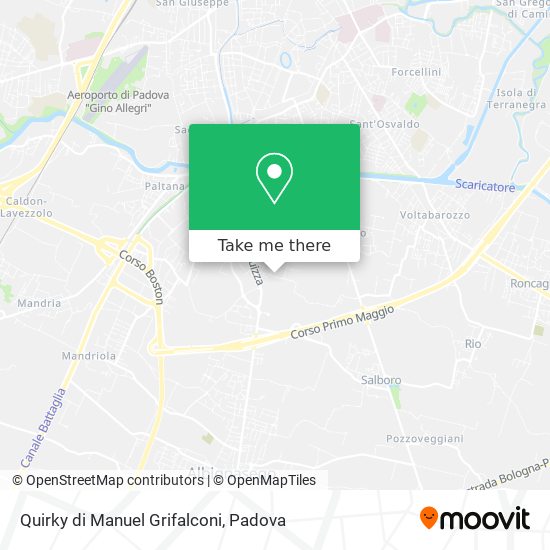 Quirky di Manuel Grifalconi map