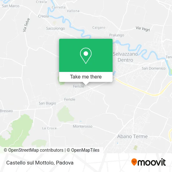 Castello sul Mottolo map