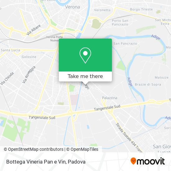 Bottega Vineria Pan e Vin map