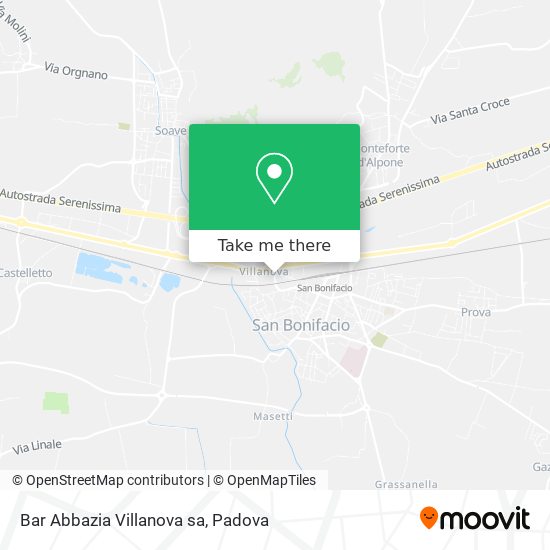 Bar Abbazia Villanova sa map
