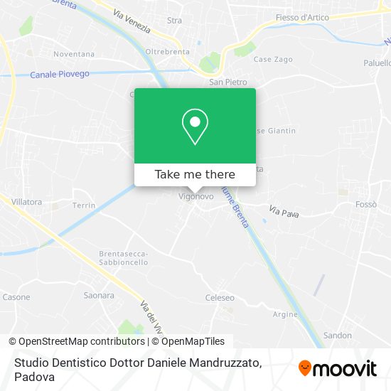 Studio Dentistico Dottor Daniele Mandruzzato map