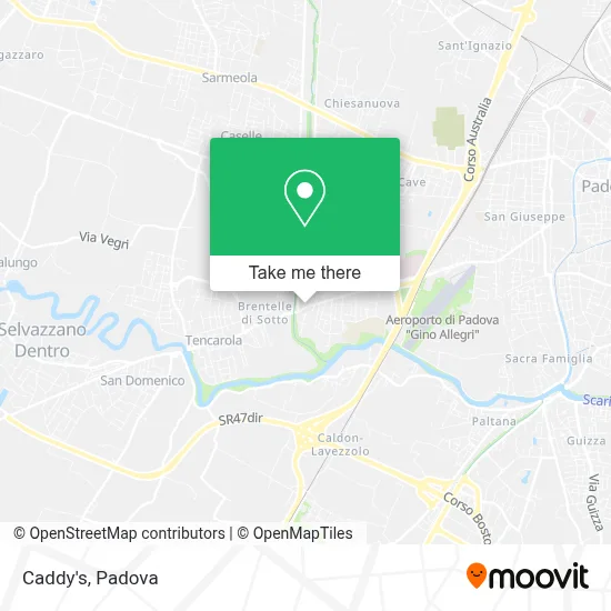 Caddy's map