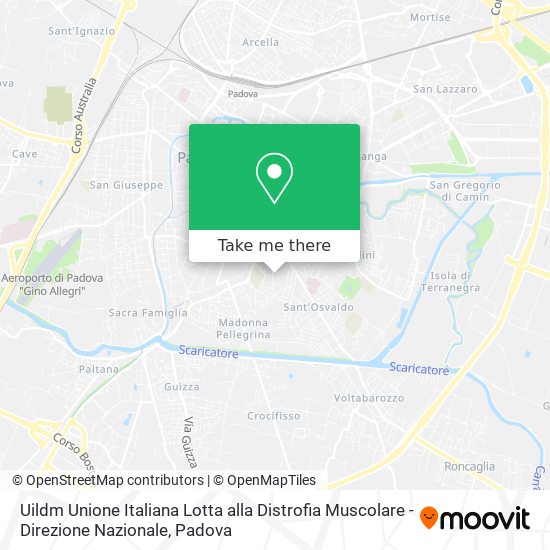 Uildm Unione Italiana Lotta alla Distrofia Muscolare - Direzione Nazionale map