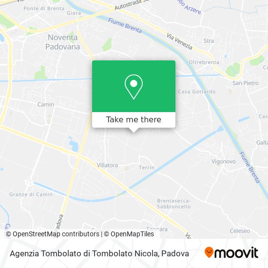 Agenzia Tombolato di Tombolato Nicola map