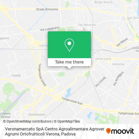 Veronamercato SpA Centro Agroalimentare Agrover Agrumi Ortofrutticoli Verona map