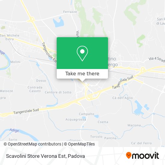 Scavolini Store Verona Est map