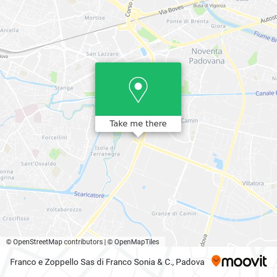Franco e Zoppello Sas di Franco Sonia & C. map
