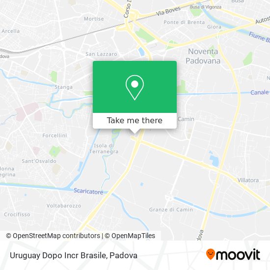 Uruguay Dopo Incr Brasile map