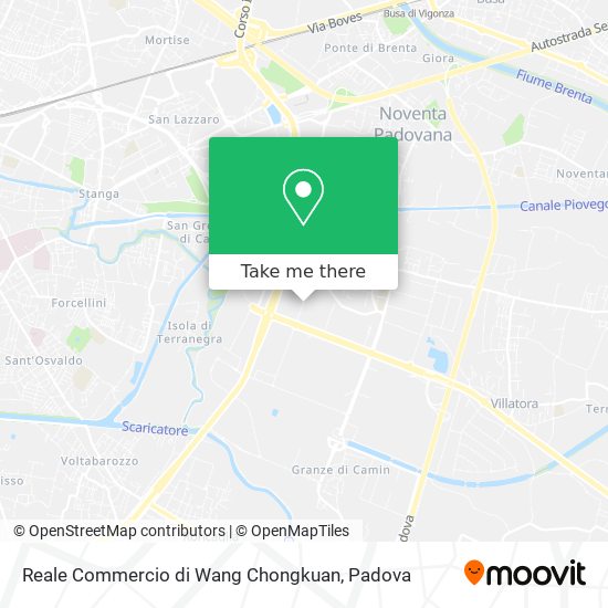 Reale Commercio di Wang Chongkuan map