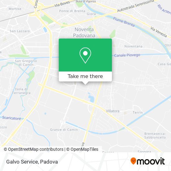 Galvo Service map