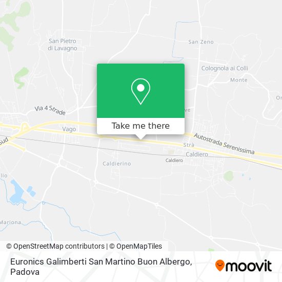 Euronics Galimberti San Martino Buon Albergo map