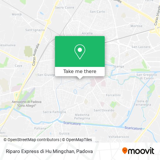 Riparo Express di Hu Mingchan map