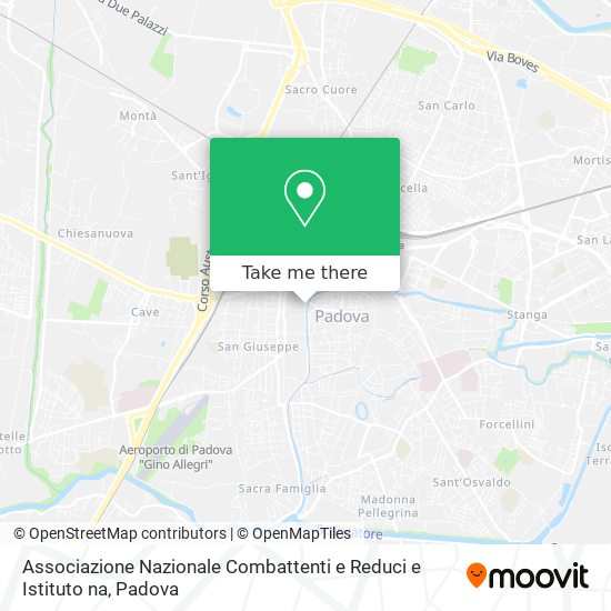Associazione Nazionale Combattenti e Reduci e Istituto na map