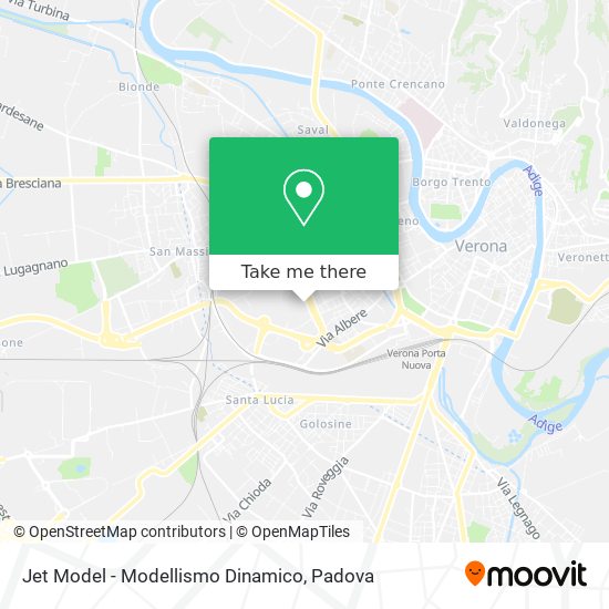 Jet Model - Modellismo Dinamico map