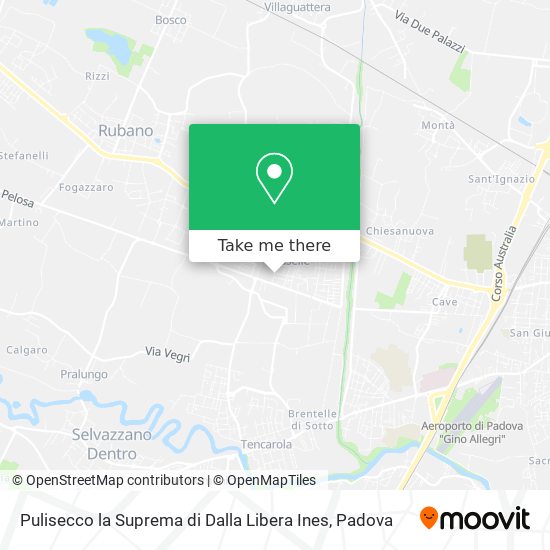 Pulisecco la Suprema di Dalla Libera Ines map